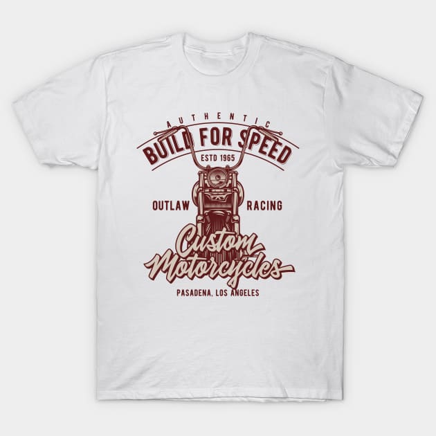 Vintage Motorcycles T-Shirt by animericans